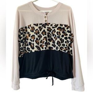 Women’s Waffle Knit Top NWOT